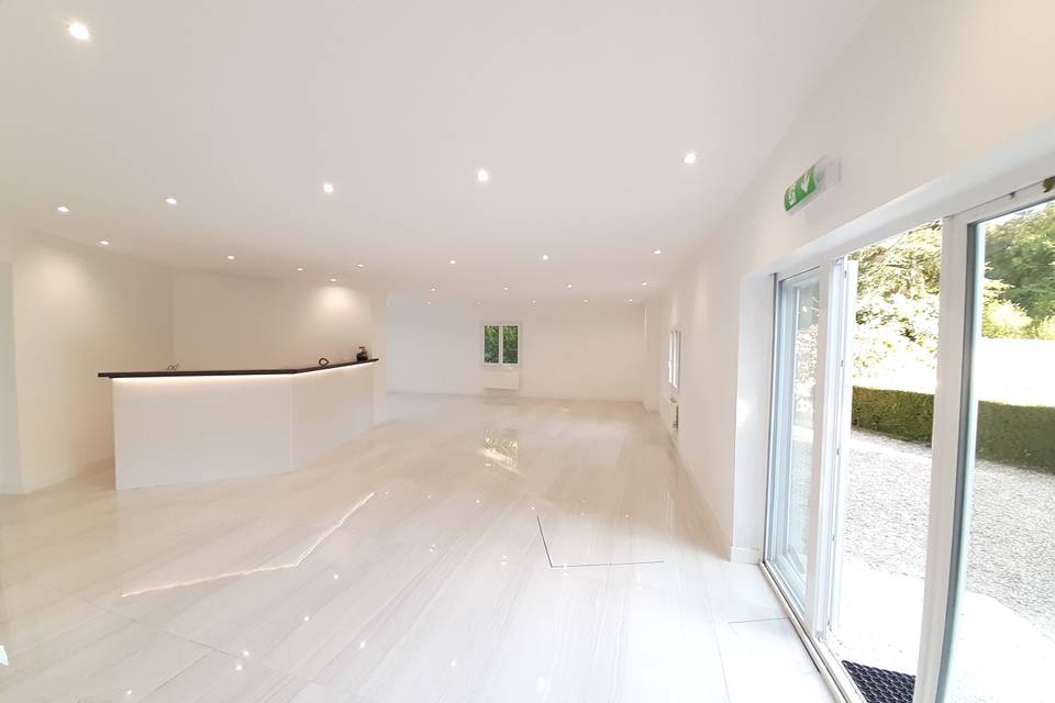 Salle en enfilade