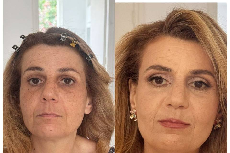 Make-up coiffure