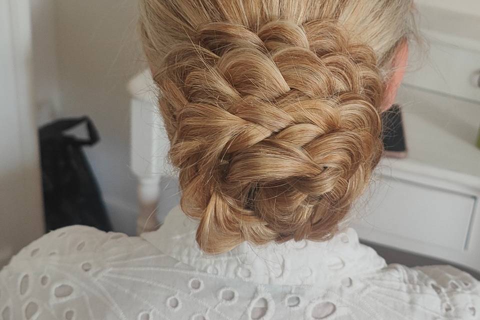 Chignon pour les cheveux longs