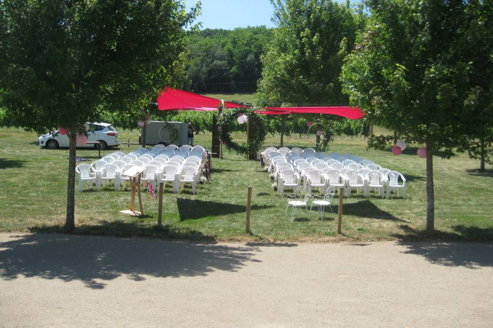 Cadre ceremonie laique