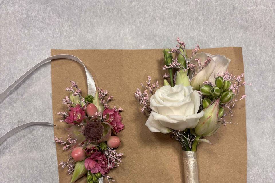 Bracelet + boutonnière