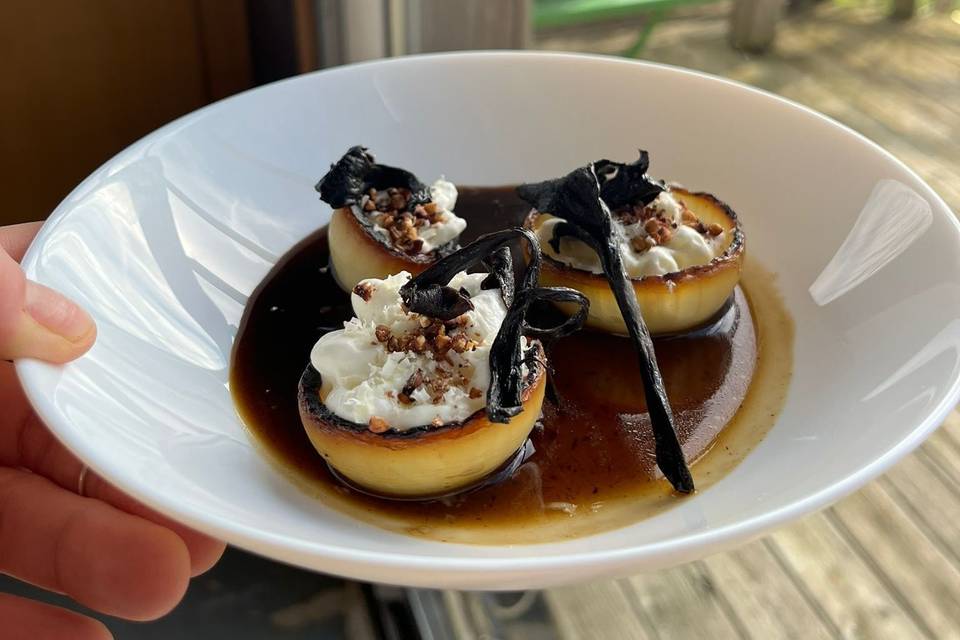 Mousse de chèvre fumée