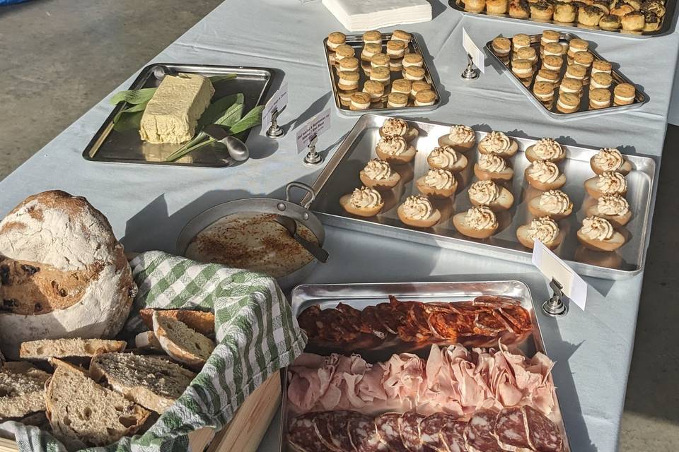 Entrée buffet champêtre