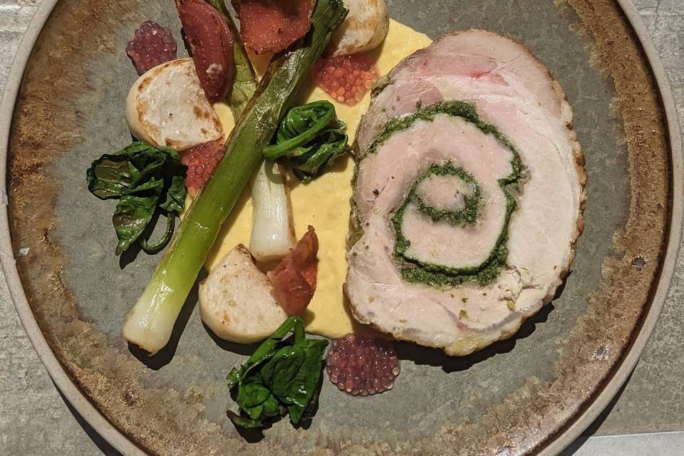 Cochon à l'ail des ours