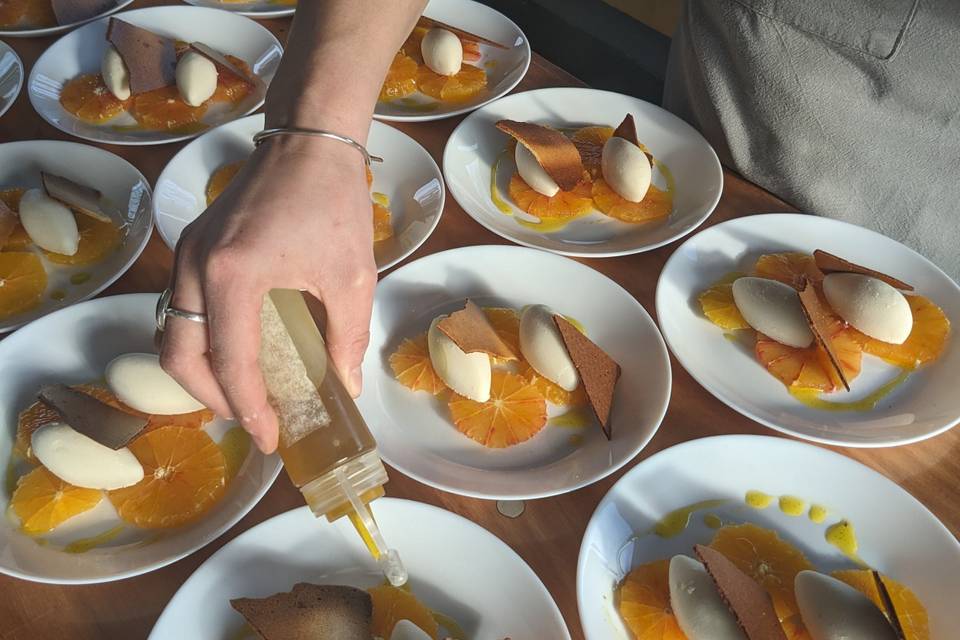 Dessert très frais et délicat