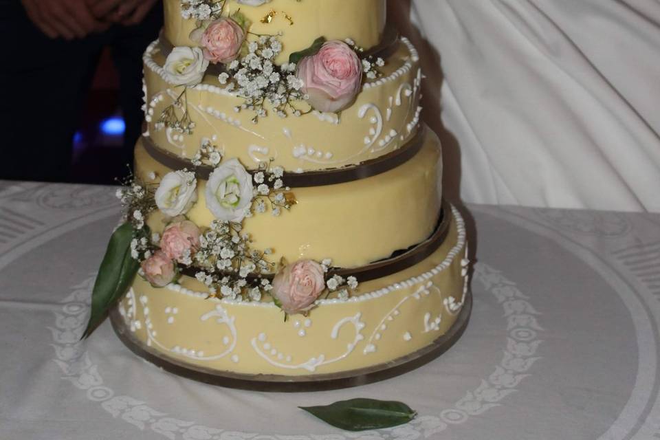 Bouquet de mariée cascade