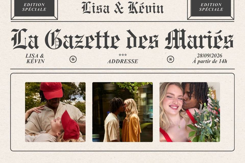 La gazette des mariés