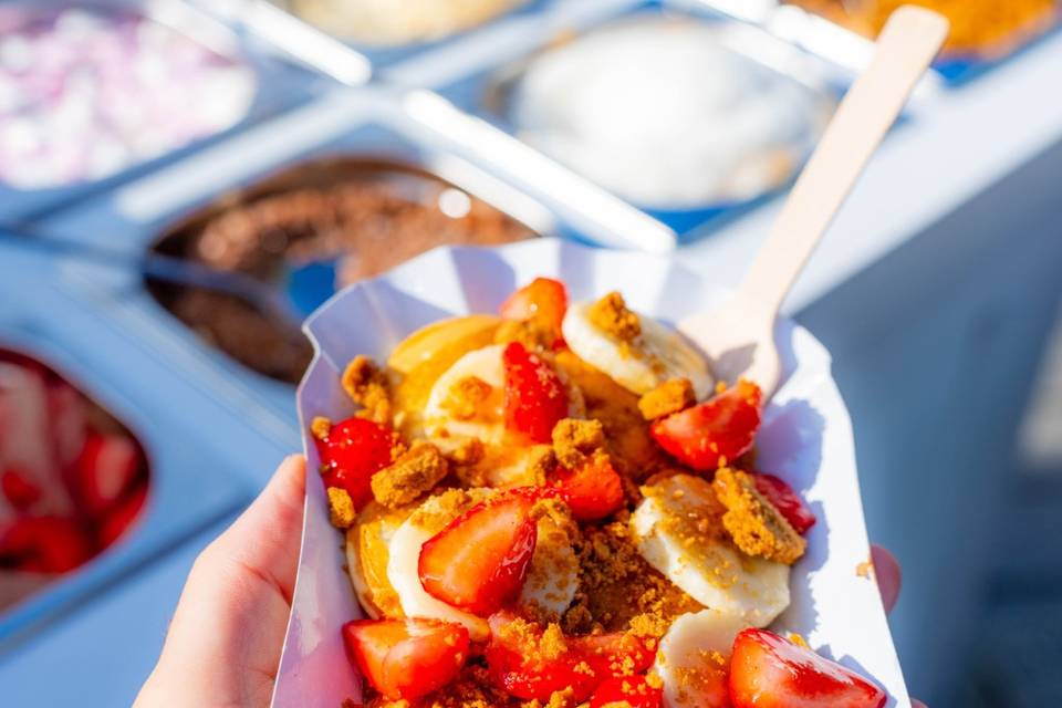 Pancakes aux fruits d'été
