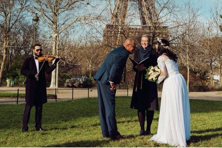 Cérémonie mariage avec violon