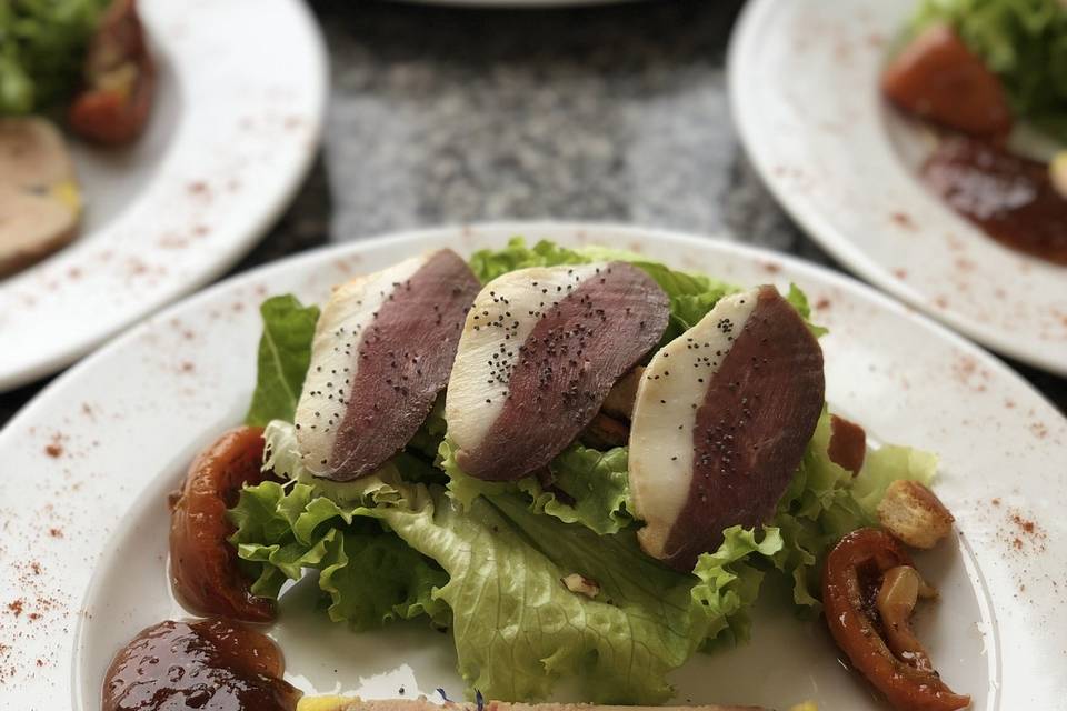 Assiette de foie gras