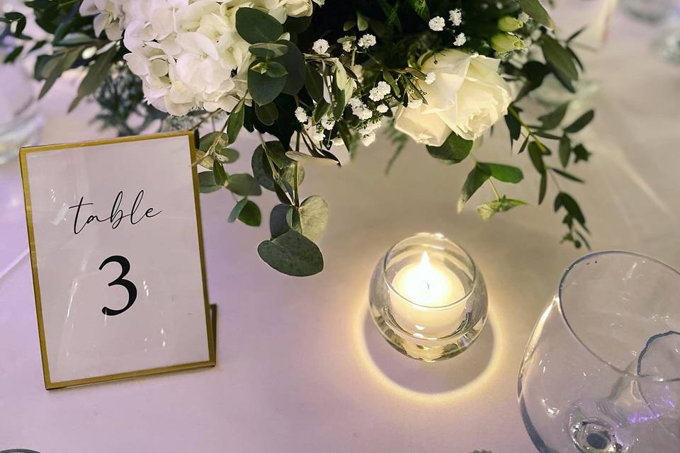 Centre de table rond