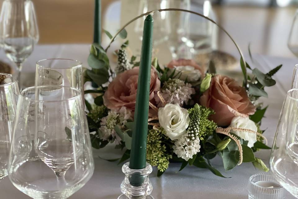 Centre de table rond