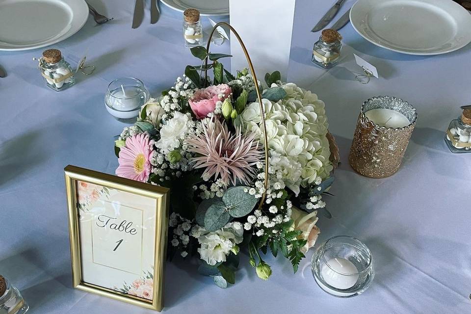 Centre de table rond