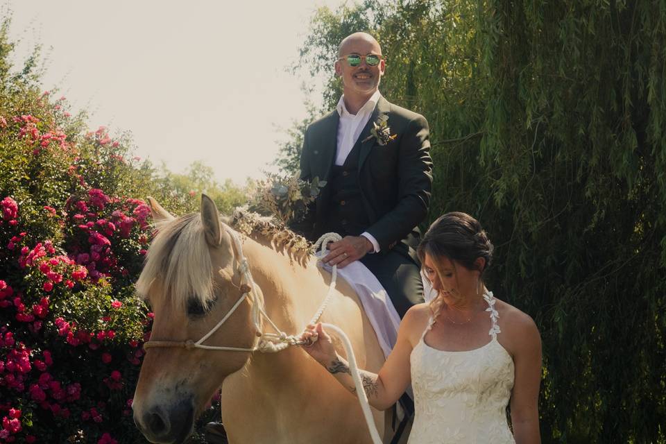 Photo des mariés