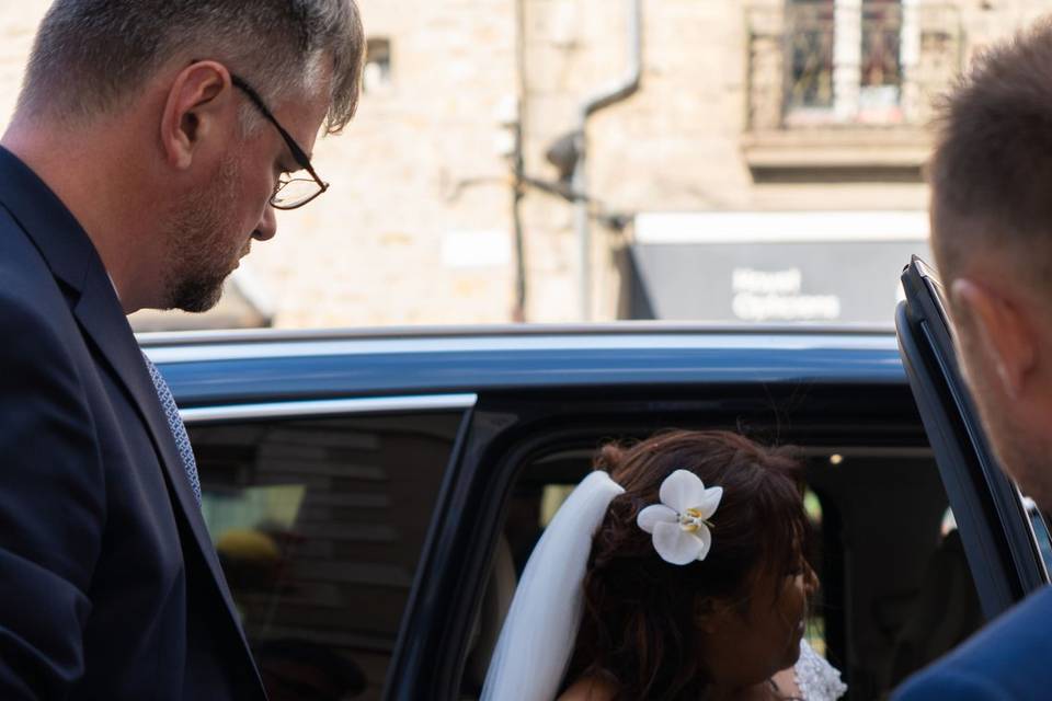 Voiture pour aller à la mairie