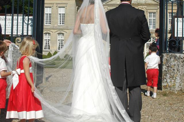 Arrivée des mariés