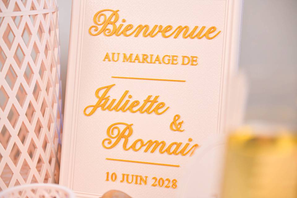 Panneau bienvenue