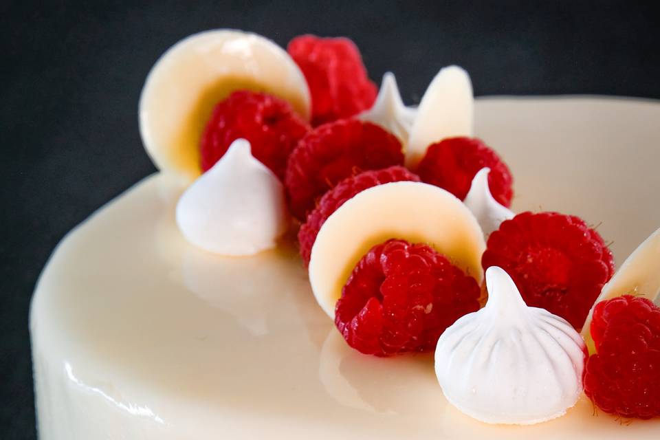 Entremet framboise