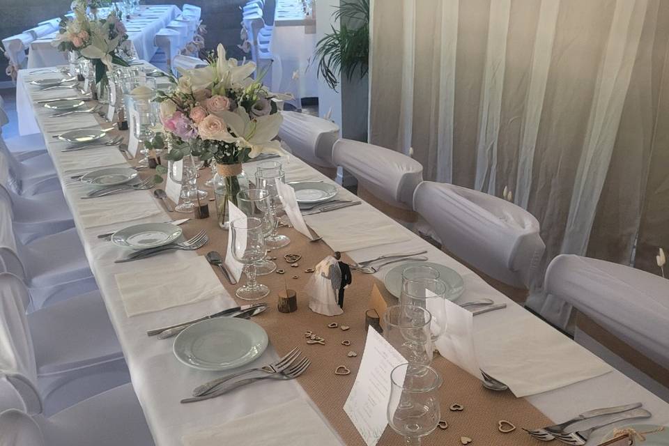Table des mariés