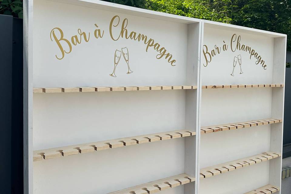 Mur à champagne