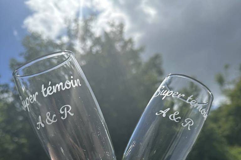 Verre gravé