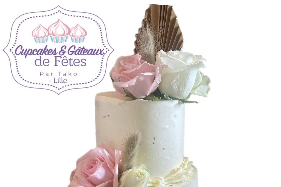 Wedding cake floral
