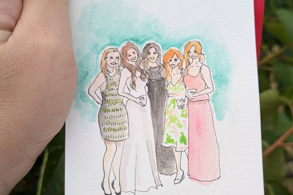 Portrait minute de groupe