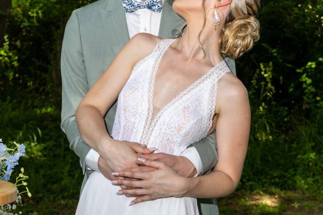 Chignon bas mariée