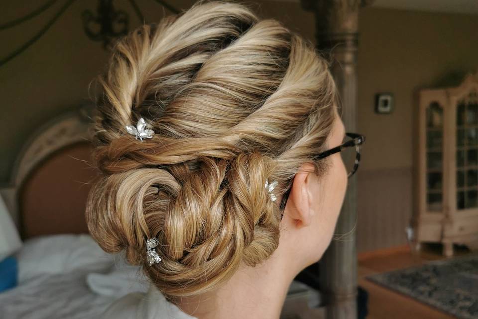 Chignon bas mariée