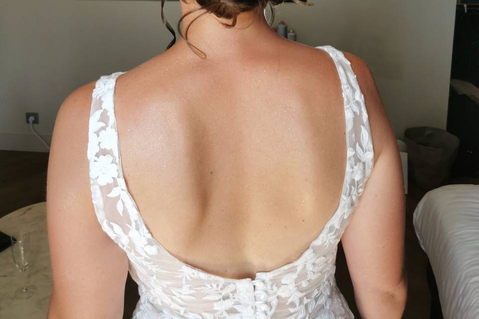Chignon bas Mariée