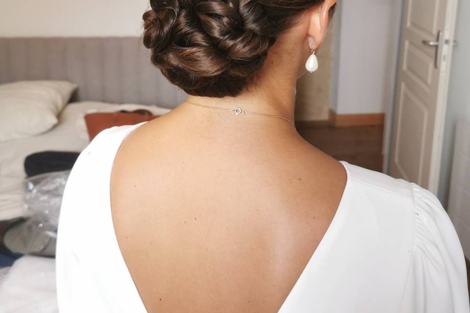 Chignon bas Mariée