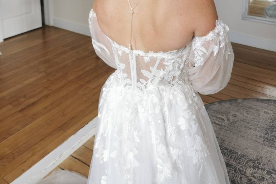 Chignon bas Mariée