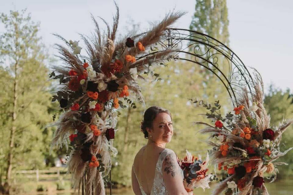 Chignon bas mariée