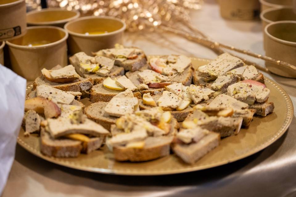 Toast foie gras
