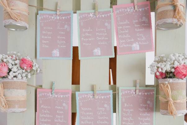 Plan de table fleuri ©mrmax