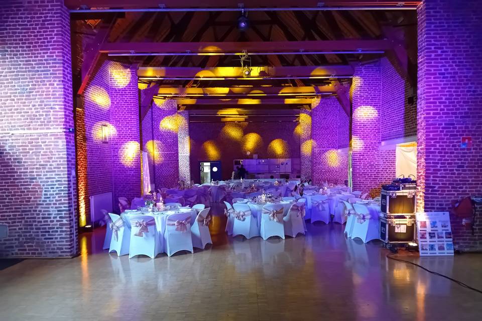 Eclairage salle mariage