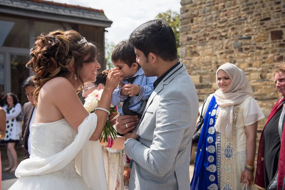 Arrivée de la mariée