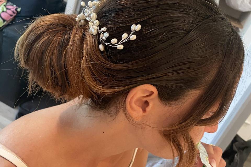 Chignon mariée jour j