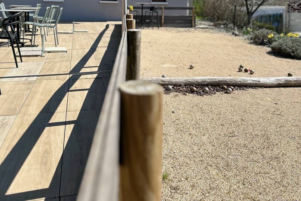 Coin pétanque