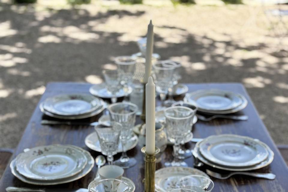 Une table de mariage