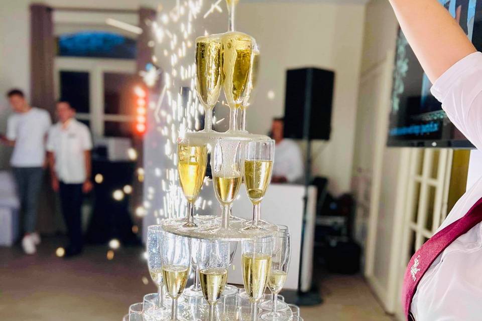 Cascade de champagne