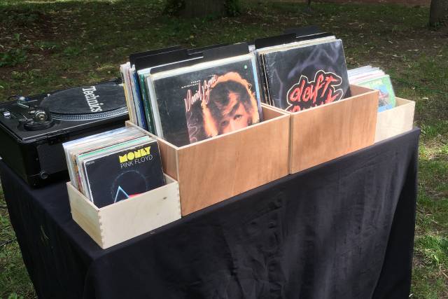 Bar à vinyles