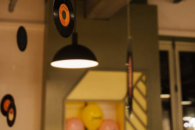 Deco bar à vinyles