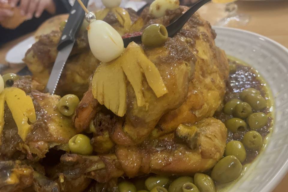 Poulet au olives