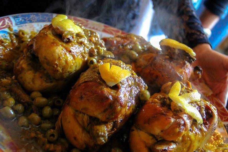Poulet aux olives