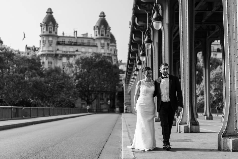 Couple à Paris (Bir Hakeim)