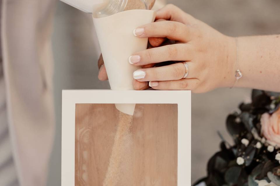 Rituel du sable mariage L&S