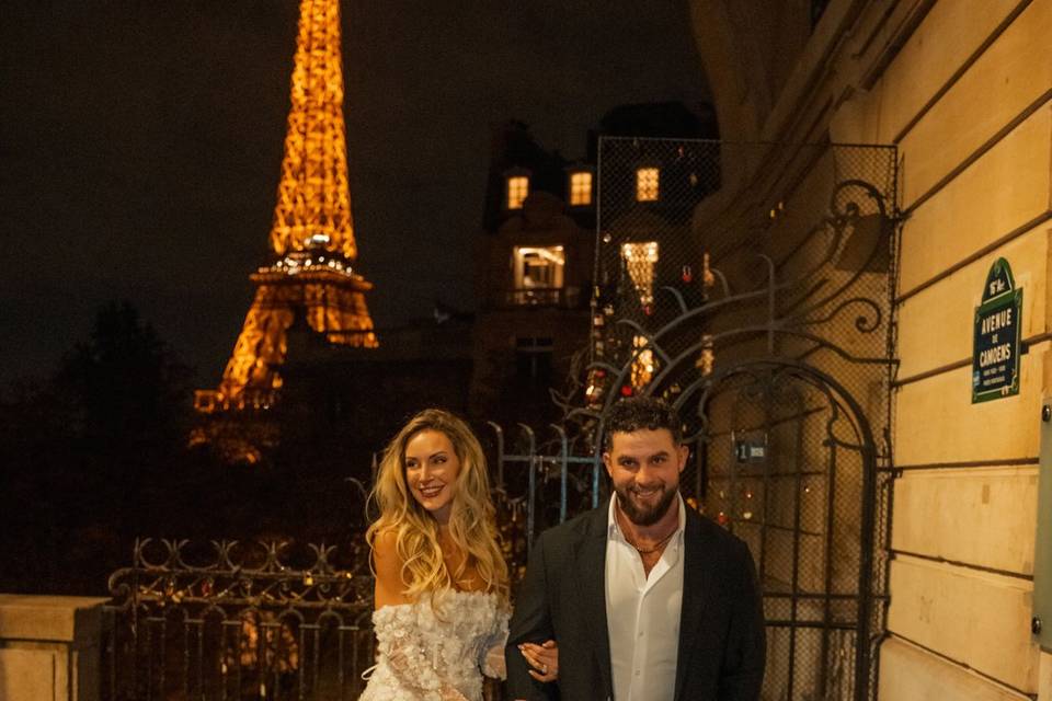 Shooting couple by night