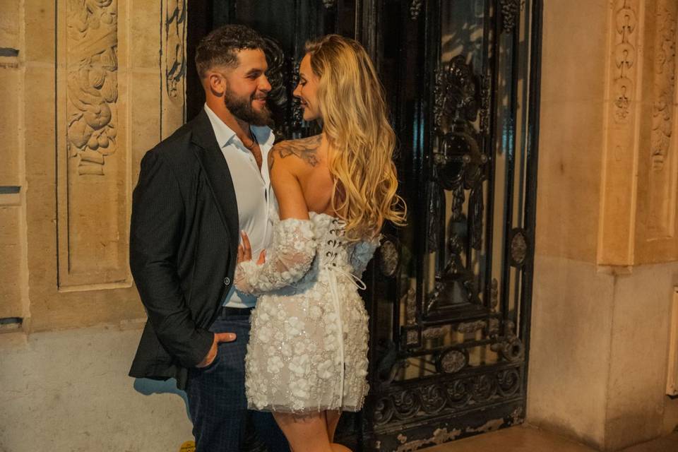 Shooting couple by night