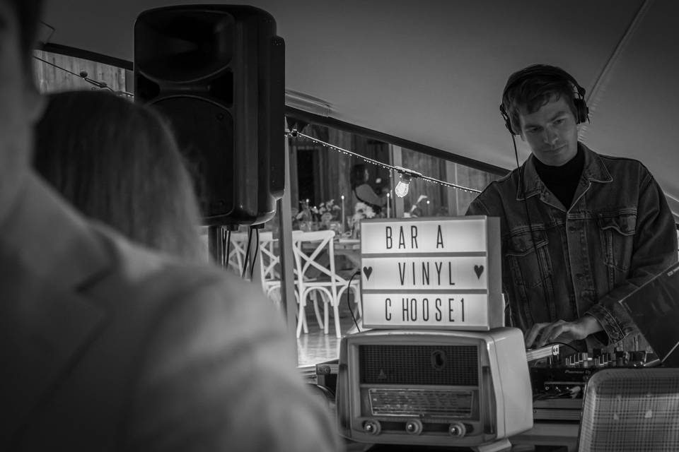 Bar a vinyle